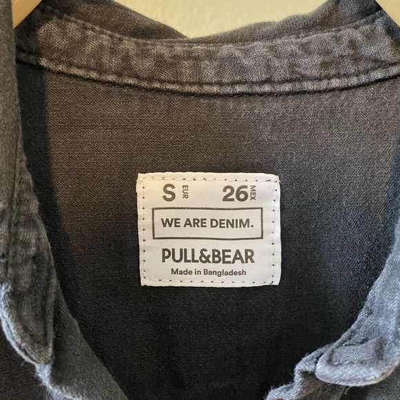 Pull&Bear Black Denim Dress - Picture 5 of 7